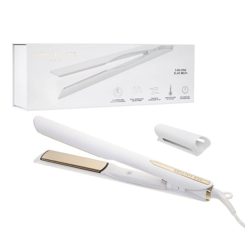 Kristin Ess - Titanium Flat Iron Hair Straightener a White - Picture 3 of 4